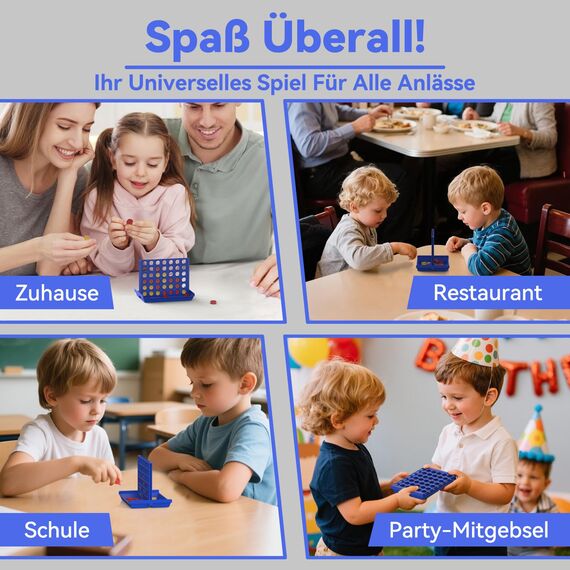 Pup Go 4 in Einer Reihe im Taschenformat Für Kinder ab 3 Jahren, Perfektes Reisespiel, Ideal für Auto, Reisen & Flugzeug. Tragbares Strategiespiel für 2 Spieler