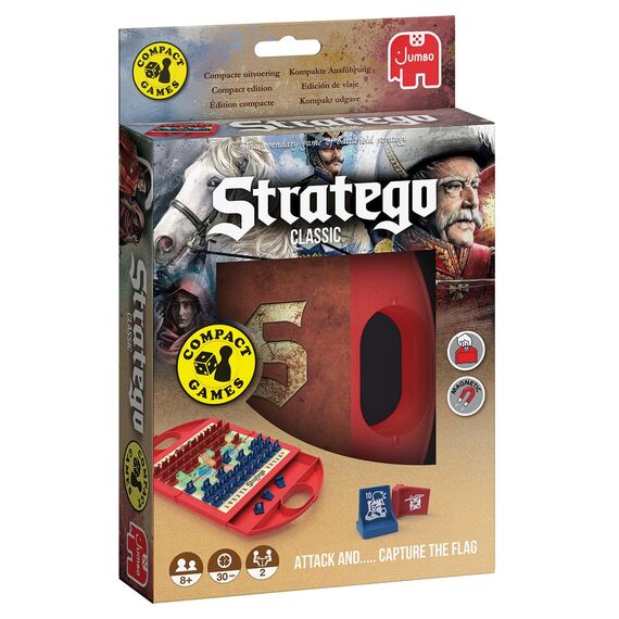 Stratego Compact - Reise-Edition - Brettspiel, ab 8 Jahren, 2 Personen