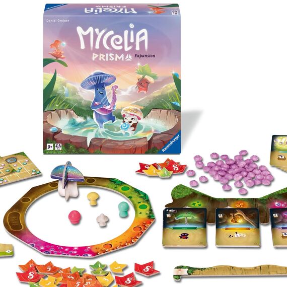 Ravensburger 24713 - Mycelia Prisma Erweiterung - Brettspiel für Familien, Erwachsene und Kinder ab 9 Jahren - einfaches Strategiespiel für 1-4 Personen, Deckbuilding
