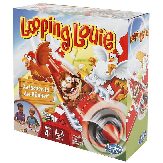 Hasbro 15692398 Looping Louie Kinderspiel, lustiges 3D Spiel, Partyspiel für Kindergeburtstage & Erwachsene, 2-4 Spieler, ab 4 Jahren & Hasbro Gaming Gaming Twister Spiel