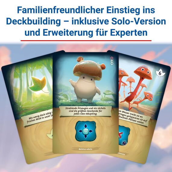 Ravensburger 27489 - Mycelia - Deckbuilding Spiel für Familien, Brettspiel für Erwachsene und Kinder ab 9 Jahren - einfaches Strategiespiel für 1-4 Spieler