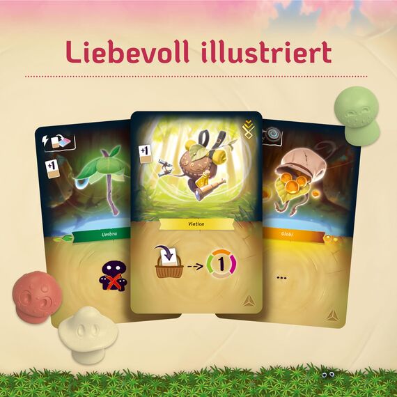 Ravensburger 24713 - Mycelia Prisma Erweiterung - Brettspiel für Familien, Erwachsene und Kinder ab 9 Jahren - einfaches Strategiespiel für 1-4 Personen, Deckbuilding