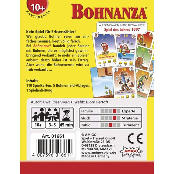 Amigo Spiel + Freizeit Amigo 01661 Bohnanza, Spiel, 10 Jahre to 99 Jahre