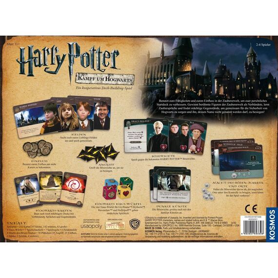 Kosmos 693398 - Harry Potter Kampf um Hogwarts. Das Harry Potter Spiel Hogwarts Battle in deutscher Sprache, Brettspiel