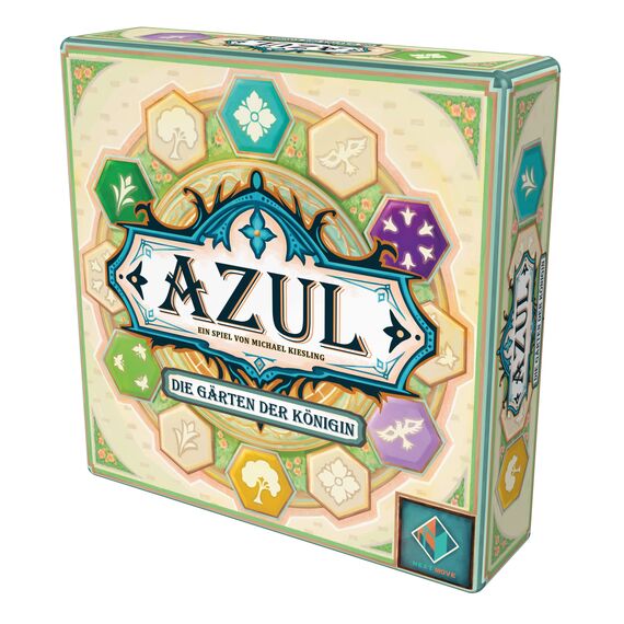 Next Move Games, Azul – Die Gärten der Königin, Familienspiel, 2-4 Spieler, Ab 10+ Jahren, 45-60 Minuten, Deutsch