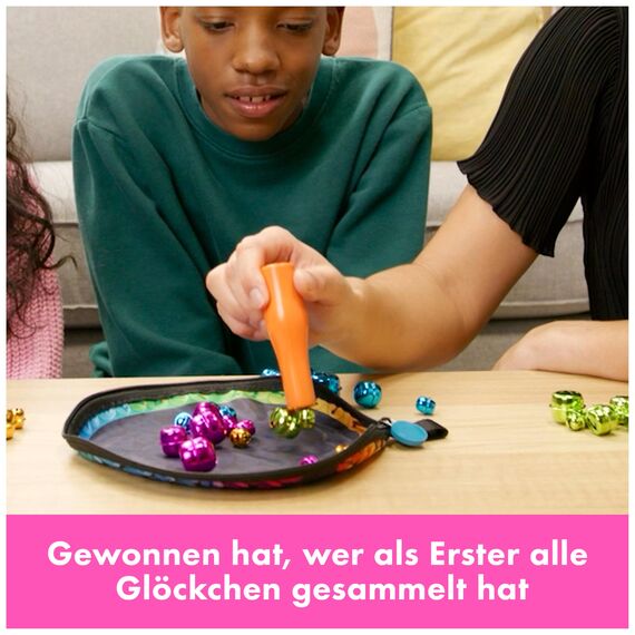 Bellz!, das anziehende Magnetspiel für die ganze Familie, mit Magnetstab, bunten Glöckchen und Geschenktasche für unterwegs, für Kinder