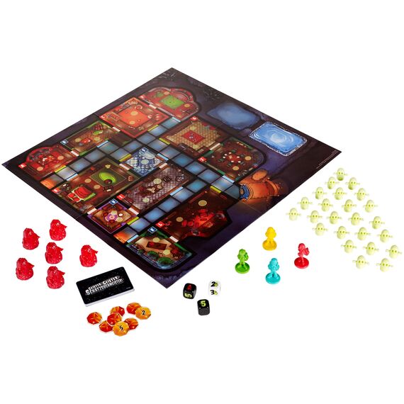 Mattel Games Y2554 - Geister, Geister, Schatzsuchmeister, Brettspiel, Gesellschaftsspiel ab 8 Jahren