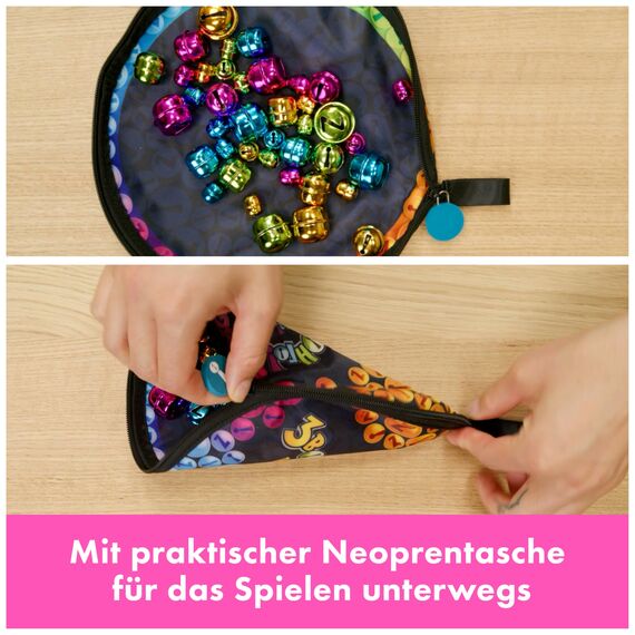 Bellz!, das anziehende Magnetspiel für die ganze Familie, mit Magnetstab, bunten Glöckchen und Geschenktasche für unterwegs, für Kinder