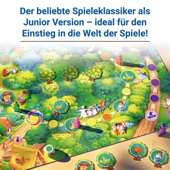 Ravensburger 21372 - Junior Sagaland - Kinderspiel, Junior Edition des Spieleklassikers für 2-4 Spieler ab 3 Jahren