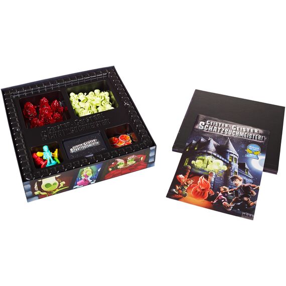 Mattel Games Y2554 - Geister, Geister, Schatzsuchmeister, Brettspiel, Gesellschaftsspiel ab 8 Jahren