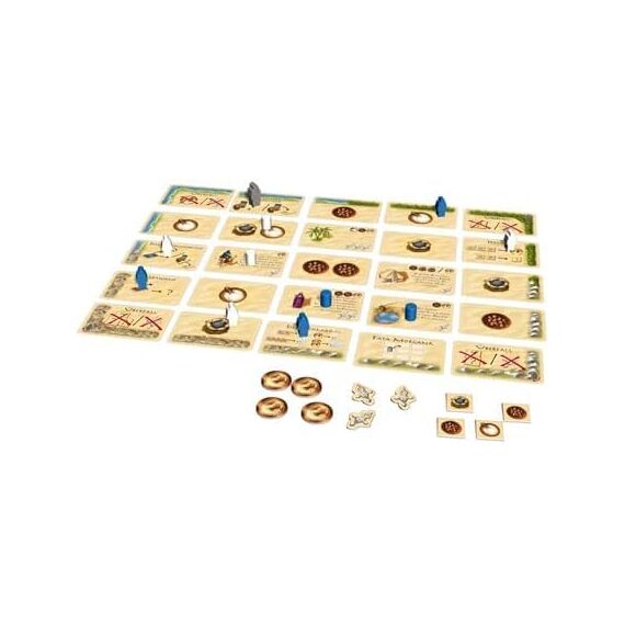 Kosmos 692643 Targi - Die Erweiterung, Mehr Spielmöglichkeiten für das Grundspiel, Spiele für 2 Personen, Spiel für Zwei, Brettspiel, Gesellschaftsspiel, Strategiespiel, Erweiterung zu Targi