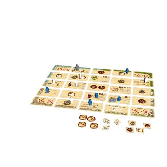 Kosmos 692643 Targi - Die Erweiterung, Mehr Spielmöglichkeiten für das Grundspiel, Spiele für 2 Personen, Spiel für Zwei, Brettspiel, Gesellschaftsspiel, Strategiespiel, Erweiterung zu Targi