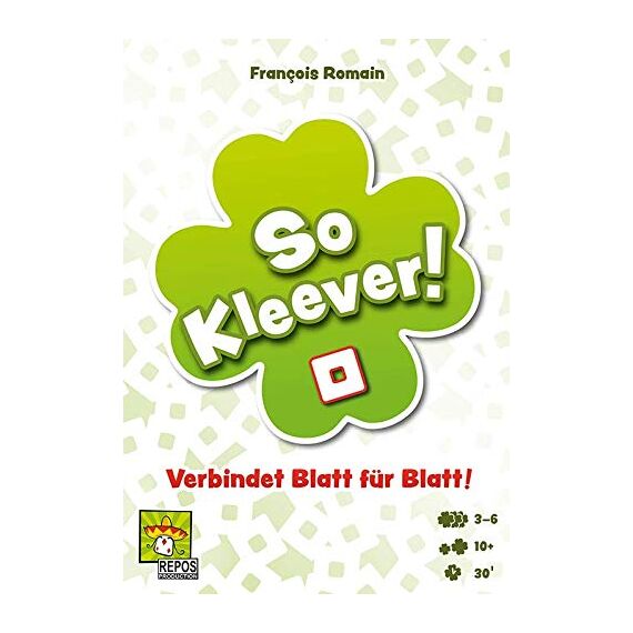 Repos Production, So Kleever, Partyspiel, Ratespiel, 3-6 Spieler, Ab 10+ Jahren, 30+ Minuten, Deutsch