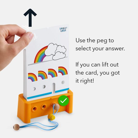 HABA Logic! CASE Starter Set 6+, Logikspiel für Kinder ab 4 Jahren, Reisespiel, 306118, Moyen
