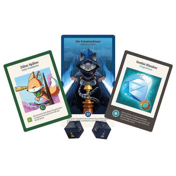 Unstable Games, Here to slay, Grundspiel, Familienspiel, Kartenspiel, 2-6 Spieler, Ab 10+ Jahren, 30-60 Minuten, Deutsch, Mehrfarbig, Bunt