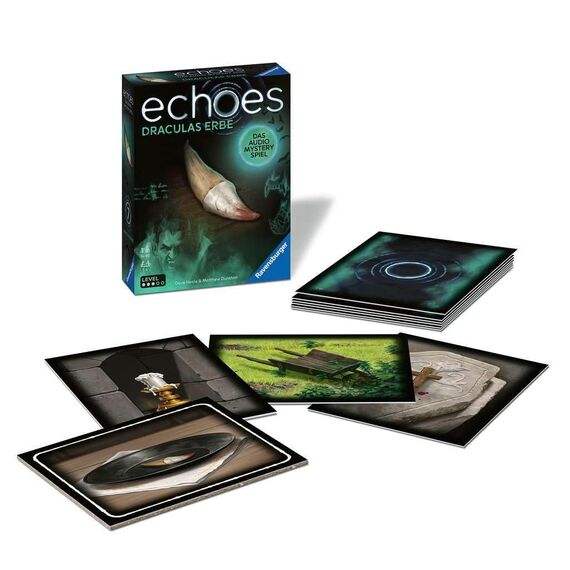 Ravensburger 22360 Echoes Draculas Erbe - Hörspiel, Gesellschaftsspiel für Erwachsene und Jugendliche ab 14 Jahren, kleine Geschenke