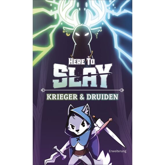 Unstable Games, Here to Slay – Krieger & Druiden, Erweiterung, Familienspiel, Kartenspiel, 2-6 Spieler, Ab 10+ Jahren, 30-60 Minuten, Deutsch, Mehrfarbig, Bunt
