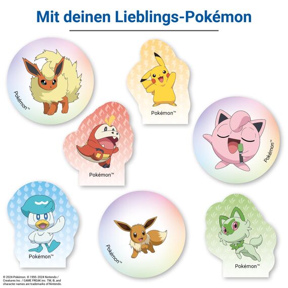 Ravensburger 22705 - Pokémon Labyrinth Glow in The Dark - Schiebespaß mit den beliebtesten Pokémon für 2-6 Personen ab 7 Jahren: Im Hellen und Dunkeln spielbar