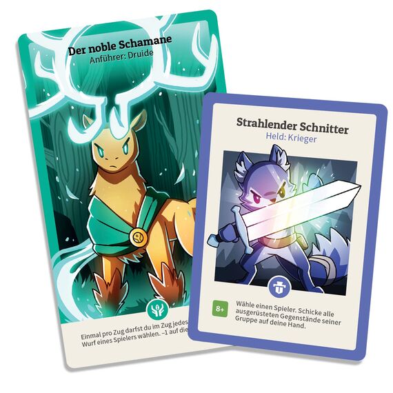 Unstable Games, Here to Slay – Krieger & Druiden, Erweiterung, Familienspiel, Kartenspiel, 2-6 Spieler, Ab 10+ Jahren, 30-60 Minuten, Deutsch, Mehrfarbig, Bunt