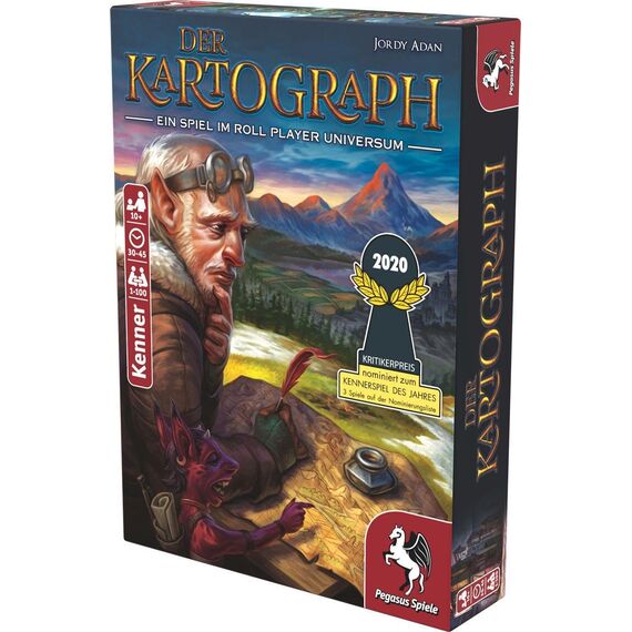 Pegasus Spiele 51310G - Der Kartograph, C-rahmenlos