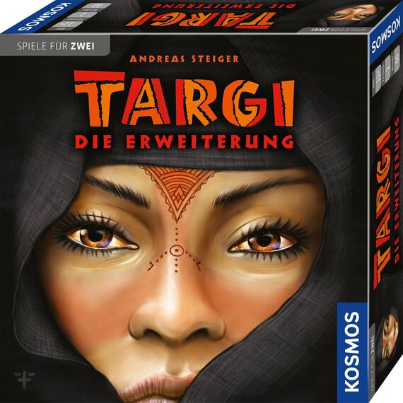 Kosmos 692643 Targi - Die Erweiterung, Mehr Spielmöglichkeiten für das Grundspiel, Spiele für 2 Personen, Spiel für Zwei, Brettspiel, Gesellschaftsspiel, Strategiespiel, Erweiterung zu Targi
