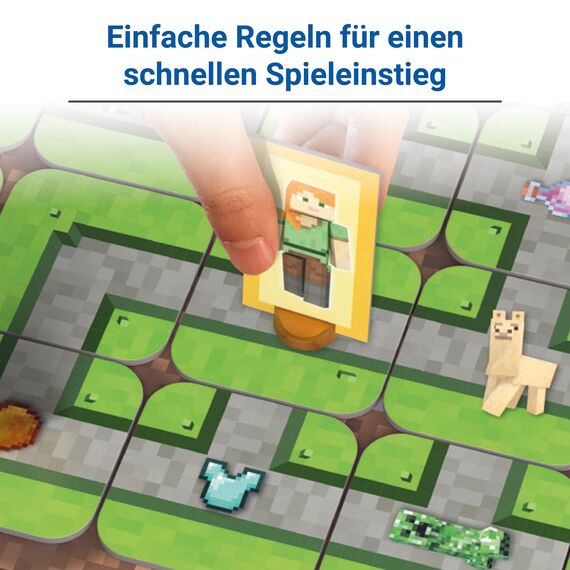 Ravensburger 24684 - Minecraft Labyrinth - Der Spieleklassiker für 2-4 Spieler ab 7 Jahren mit Charakteren und Gegenständen aus dem Computerspiel Minecraft