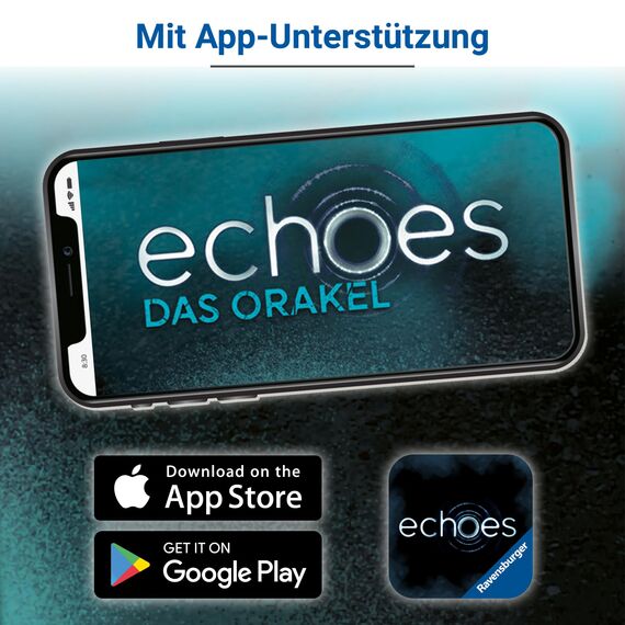 Ravensburger 22452 Echoes Das Orakel - Hörspiel, Gesellschaftsspiel für Erwachsene und Jugendliche ab 14 Jahren, kleine Geschenke