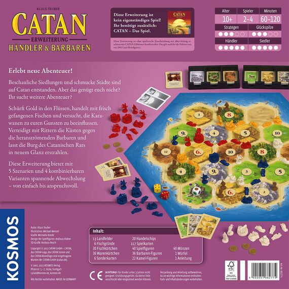 Kosmos Brettspiel Catan - Händler & Barbaren