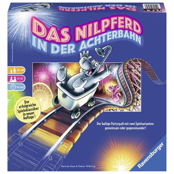 Ravensburger 26772 - Nilpferd in der Achterbahn - Gesellschaftsspiel für die ganze Familie & Scotland Yard, Brettspiel, Gesellschafts- und Familienspiel, für Kinder und Erwachsene, Spiel des Jahres