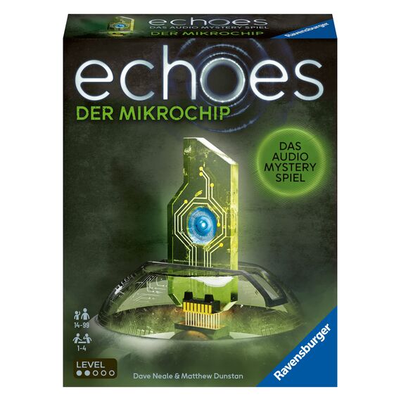 Ravensburger 20816 Echoes Der Mikrochip - Hörspiel, Gesellschaftsspiel für Erwachsene und Jugendliche ab 14 Jahren, kleine Geschenke