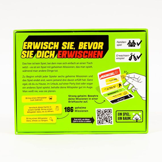 Big Potato Lass Dich Nicht Erwischen | Das Partyspiel mit geheimen Missionen für Familien und Freunde | Unterhaltsames Gesellschaftsspiel