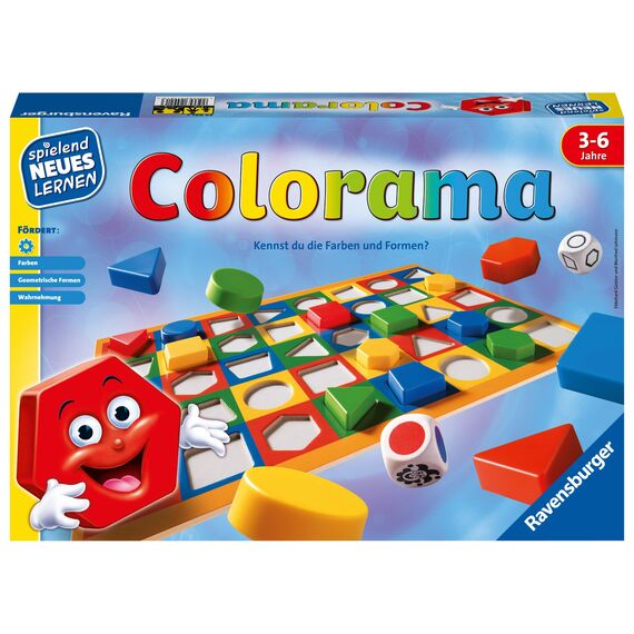 Ravensburger 24921 - Colorama - Zuordnungsspiel für die Kleinen - Spiel für Kinder ab 3 bis 6 Jahren, Spielend Neues Lernen für 1-6 Spieler