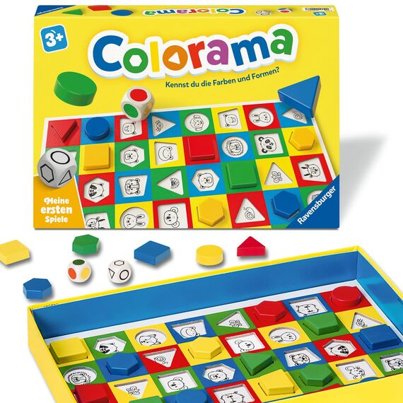 Ravensburger 12010013 Colorama - Meine ersten Spiele: Kinderspiele, Spiele ab 3 Jahren, für 1-6 Spieler, Geschenk für Mädchen oder Junge