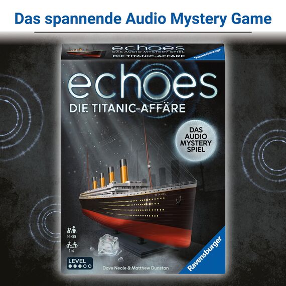 Ravensburger 24698 Echoes Die Titanic-Affäre - Audio Mystery Spiel ab 14 Jahren, Erlebnis-Spiel