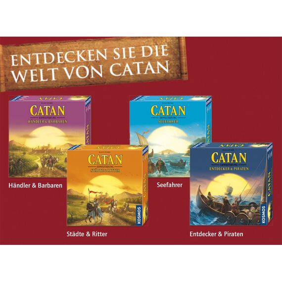 Kosmos 693305 - CATAN - Händler & Barbaren, Erweiterung zu CATAN - Das Spiel, Strategiespiel