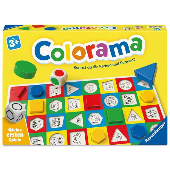 Ravensburger 12010013 Colorama - Meine ersten Spiele: Kinderspiele, Spiele ab 3 Jahren, für 1-6 Spieler, Geschenk für Mädchen oder Junge
