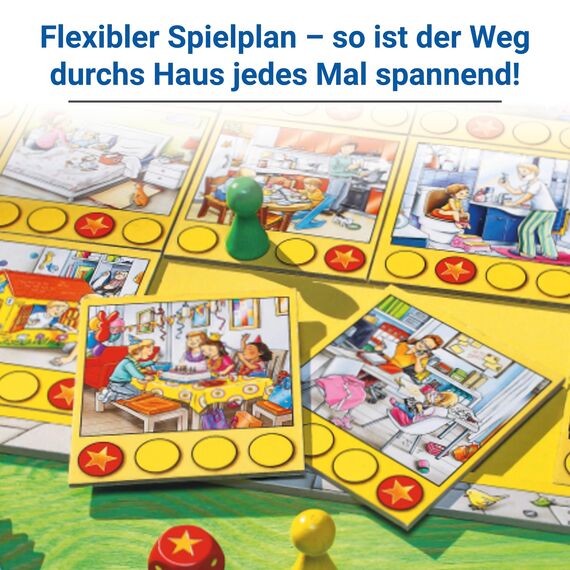 Ravensburger 21424 - Spielhaus - Kinderspielklassiker, spannende Bilderjagd für 2-4 Spieler ab 4 Jahren