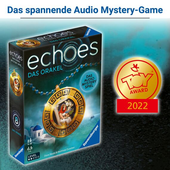 Ravensburger 22452 Echoes Das Orakel - Hörspiel, Gesellschaftsspiel für Erwachsene und Jugendliche ab 14 Jahren, kleine Geschenke