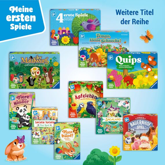 Ravensburger 12010017 Spielhaus: Meine ersten Spiele: Kinderspiele, Spiele ab 3 Jahren, für 2-4 Spieler, Geschenk für Mädchen oder Junge