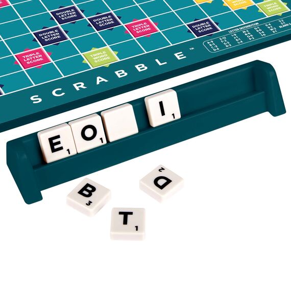 Mattel Games Scrabble Original Deutsche Version, Kreuzworträtsel-Brettspiel für Kinder und Erwachsene, Gesellschaftsspiel, Design kann variieren, für 2 -4 Spieler, ab 10 Jahren, Y9598