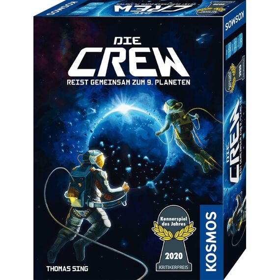 Kosmos 691868 Die Crew - Reist gemeinsam zum 9. Planeten, Kennerspiel des Jahres 2020, kooperatives Kartenspiel für 3 bis 5 Personen, mit Variante für 2 Personen, Gesellschaftsspiel: 2-5 Spieler
