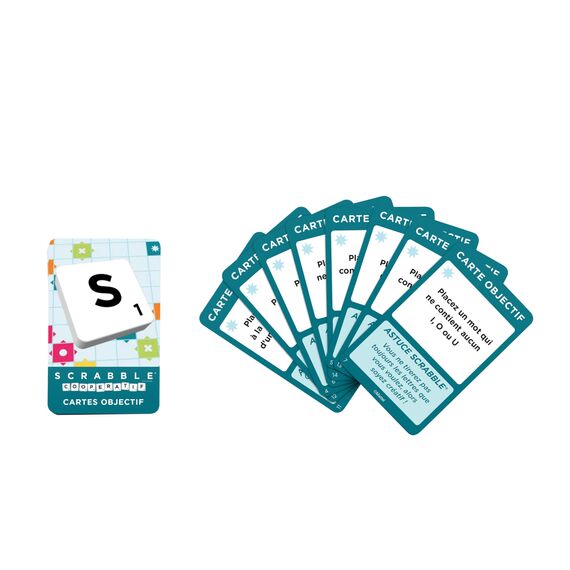 Mattel Games Scrabble Zwei in Eins, Version: Französisch, HWD44