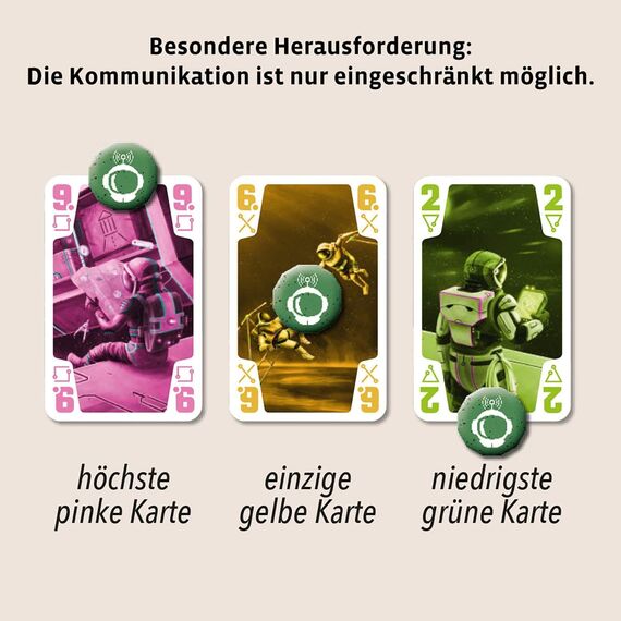 Kosmos 691868 Die Crew - Reist gemeinsam zum 9. Planeten, Kennerspiel des Jahres 2020, kooperatives Kartenspiel für 3 bis 5 Personen, mit Variante für 2 Personen, Gesellschaftsspiel: 2-5 Spieler