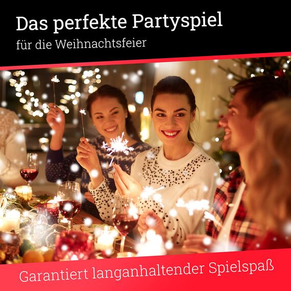 Weihnachtsspiel: Stadt Land Unseriös Weihnachts-Edition | Geschenkidee | Stadt Land Fluss mit 72 Kategorien. Lustiges Familienspiel für Weihnachten | DIN-A4 Spielblock | Weihnachtszeit & Advent