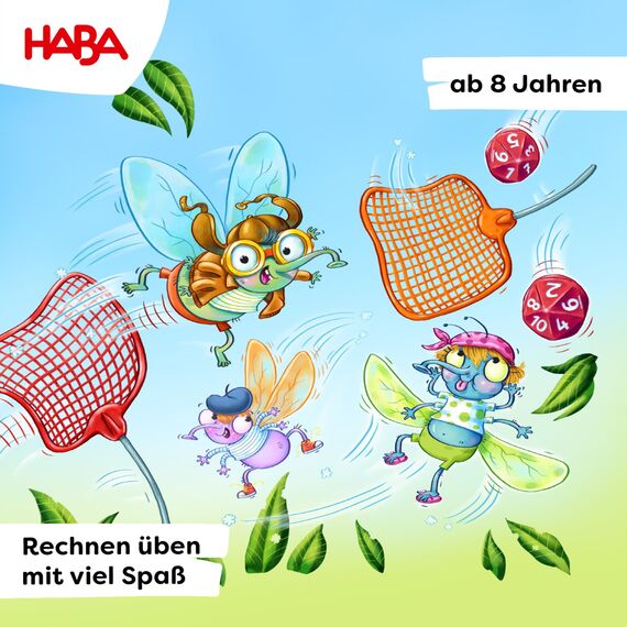 HABA 3X4=Klatsch – Spannendes Lernspiel für 2-6 Spieler ab 8 Jahren, Fördert das kleine Einmaleins und die Konzentration, Lustiges Reaktionsspiel zum Rechnen üben – 2012173001