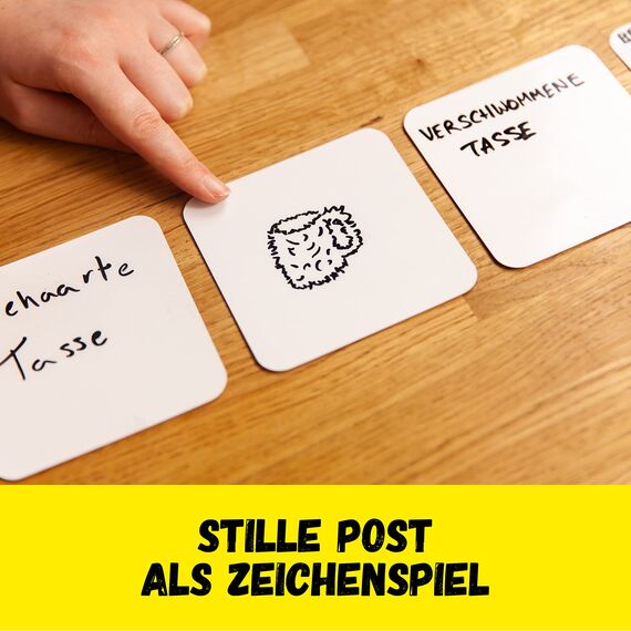 Sauklaue: Stille Post als witziges und lächerliches Zeichenspiel | Schreckliche Zeichnungen und verrückte Rateversuche | Urkomisches Brettspiel für Erwachsene und Teenager