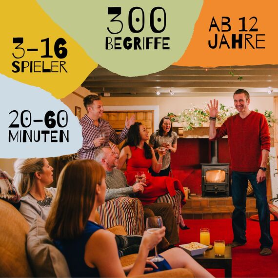 GUESS WHAT?! - Das Ratespiel für schnelle Köpfe! Begriffe erraten & Pantomime Spiel | Gesellschaftsspiel perfekt für lustigen Spieleabend mit Freunden & Familie