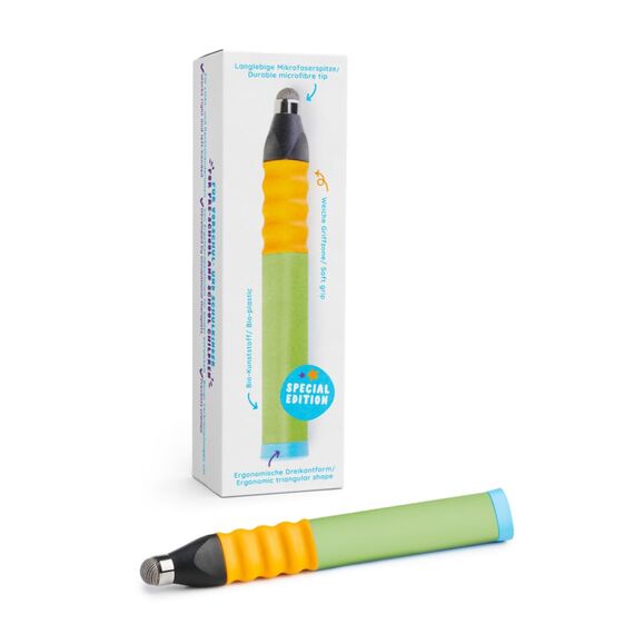 Edurino Ergonomischer Eingabestift I Tablet Stift für Kinder I Eingabestift für Edurino Figuren I Lernspiele ab 4 Jahren I Stylus Touch Pen (Hellgrün)