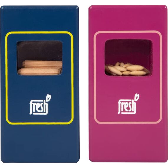 small foot Lebensmittel-Set vegetarisch "fresh" aus Holz, Spiellebensmittel-Set und Rollenspielzeug, ab 3 Jahren, 12284