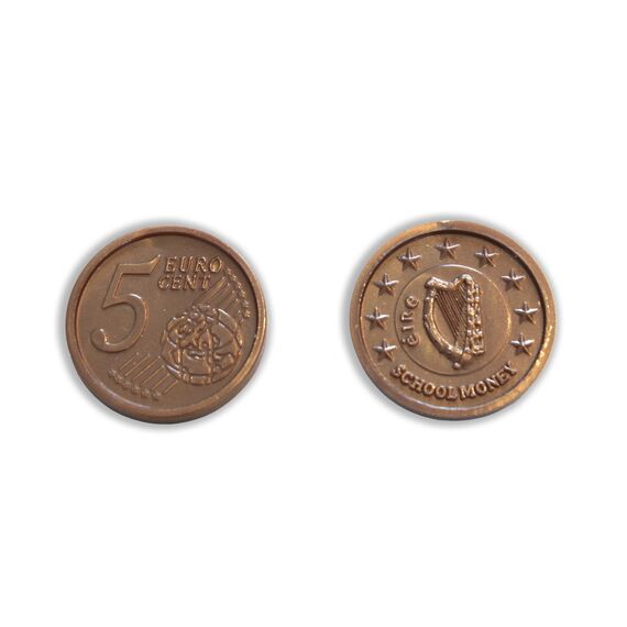 Learning Resources Spielgeldset Euro-Münzen (Set mit 100 Stück), Kinder Euro spielgeld münzen, kaufladen Kasse, Spielgeld für Kinder kaufmannsladen einkaufsladen